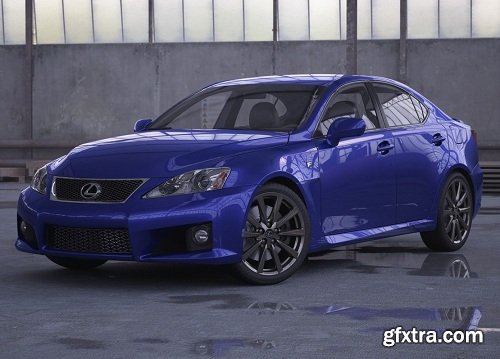 Lexus IS-F 3d Model » GFxtra