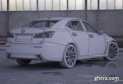 Lexus IS-F 3d Model