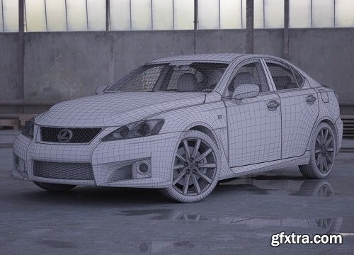 Lexus IS-F 3d Model