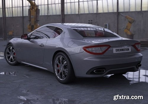 HD Car Maserati Gt 3D model