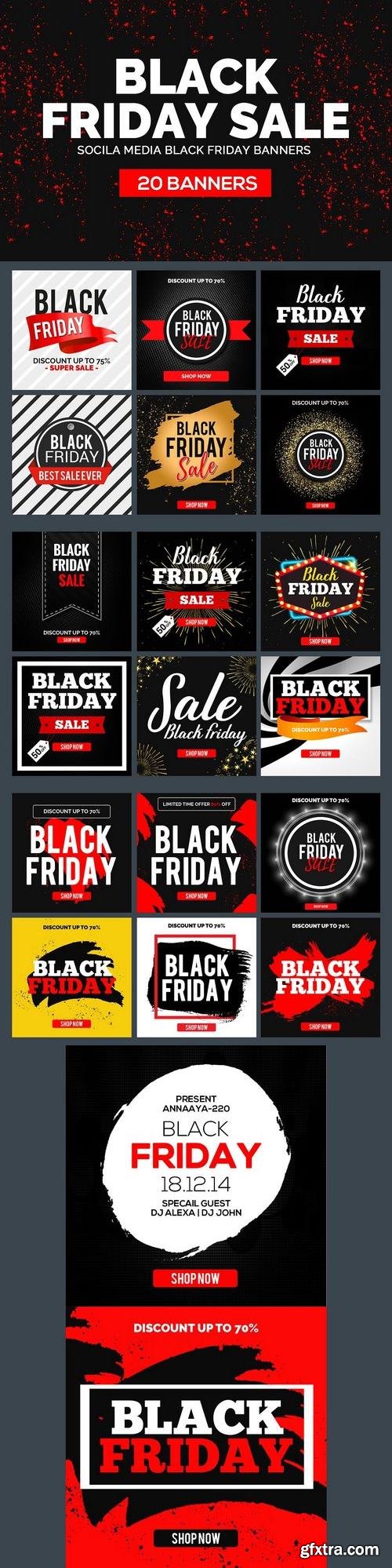 CM - 20 Black Friday Banners 1073259