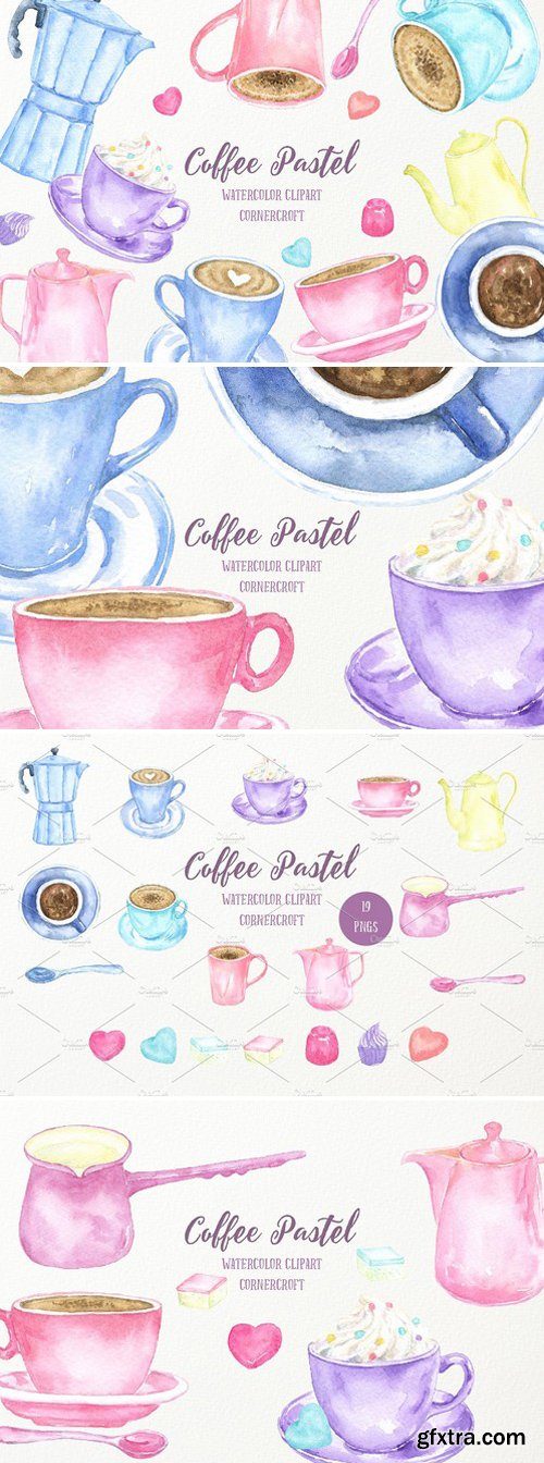 CM - Watercolor Coffee Pastel 2008193