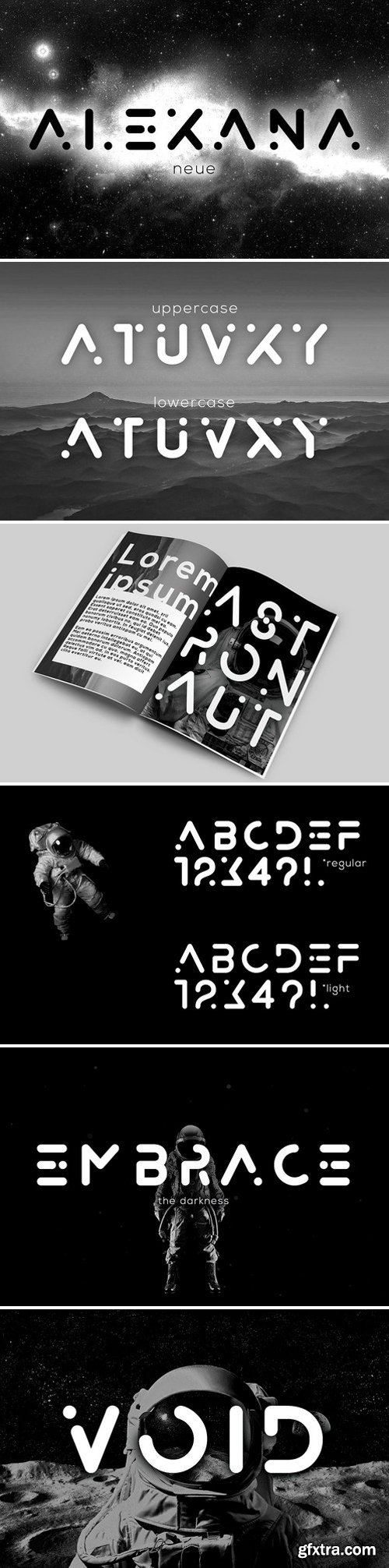 CM - Alexana - Cosmic Futuristic Font 2023890