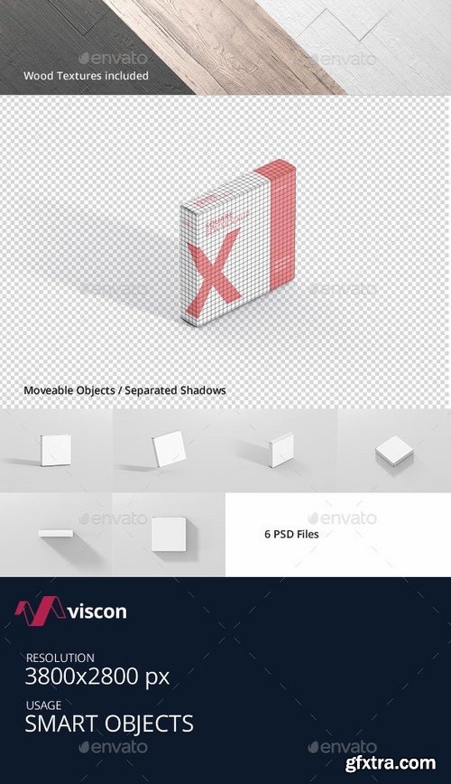 GraphicRiver - Box Mockup - Square Slim Size 21010240