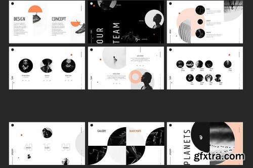 CreativeMarket PLANETS Keynote Template 2026900