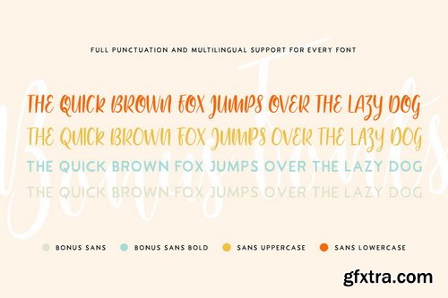 Bouncy Castle Font Family