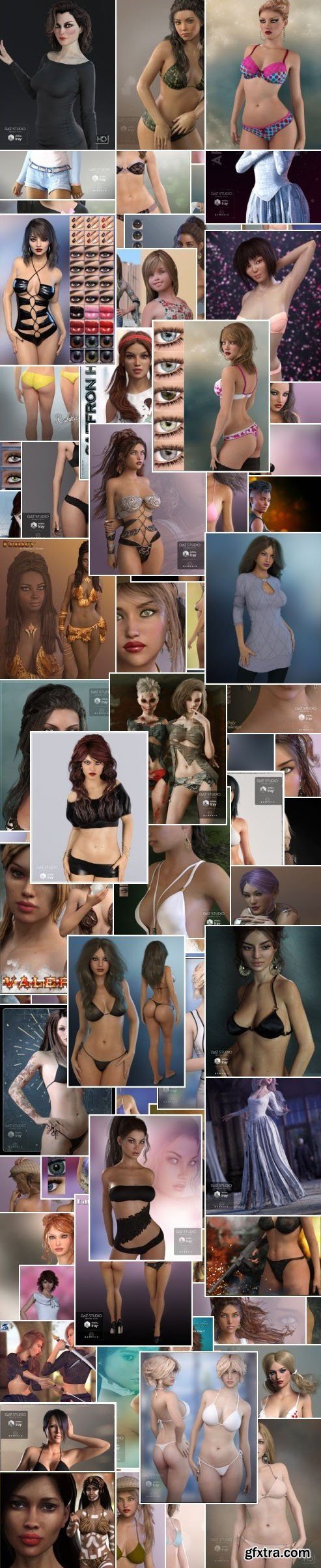 DAZ3D – Genesis 3 Female Characters Collection