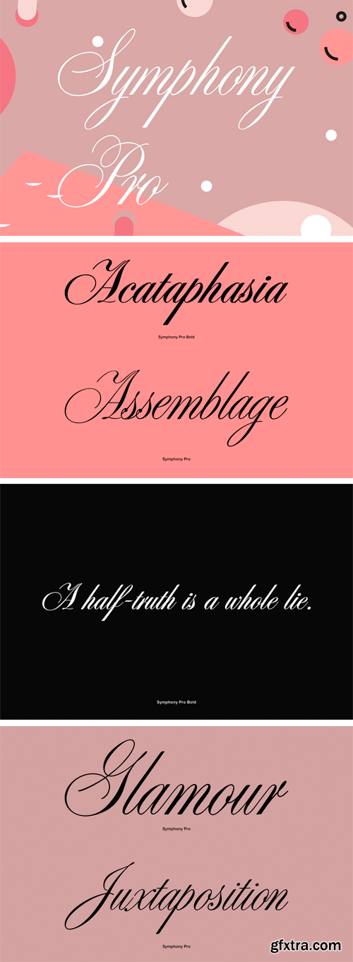 Symphony Pro Font Family