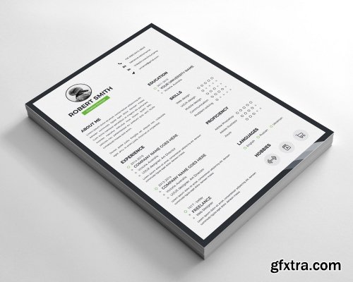 CreativeMarket Resume/CV 2043517