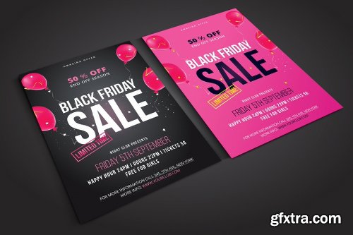 CreativeMarket Black Friday | Flyer Template 2043470