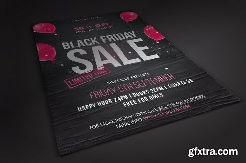 CreativeMarket Black Friday | Flyer Template 2043470