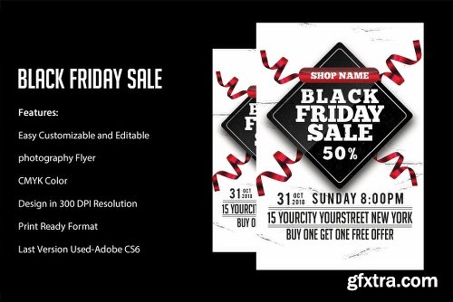 CreativeMarket Black Friday Sale flyers 2043298