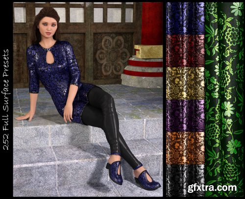 DG Iray Fabrics of Asia Shaders