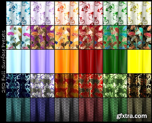 DG Iray Fabrics of Asia Shaders