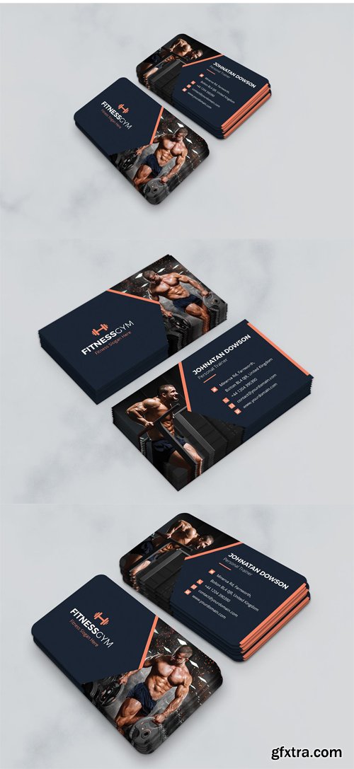 Business Card – Gym, Fitness and Health