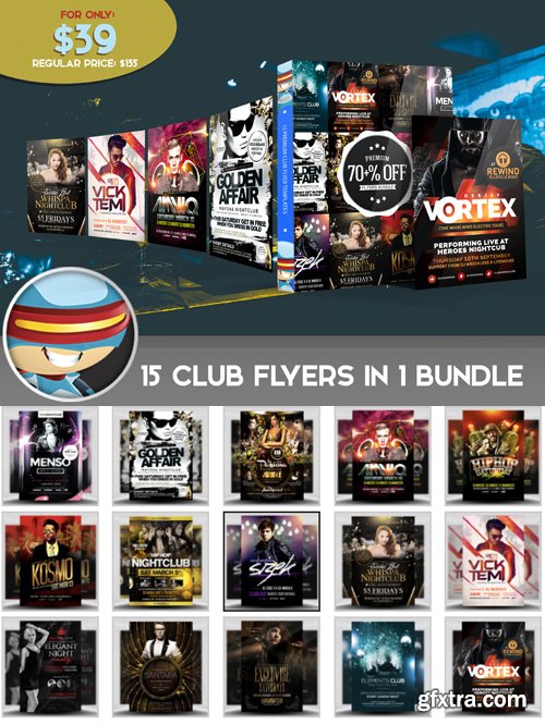 Black Friday Club Flyer Bundle