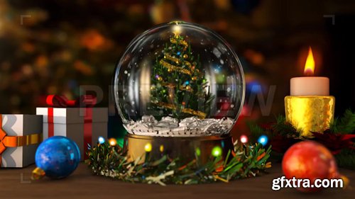 MA - Christmas Snow Globe