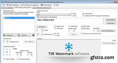 TSR Watermark Image Software 3.5.8.5 + Portable