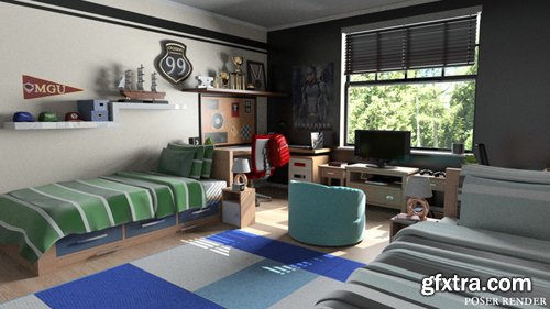 Boys Dorm Room