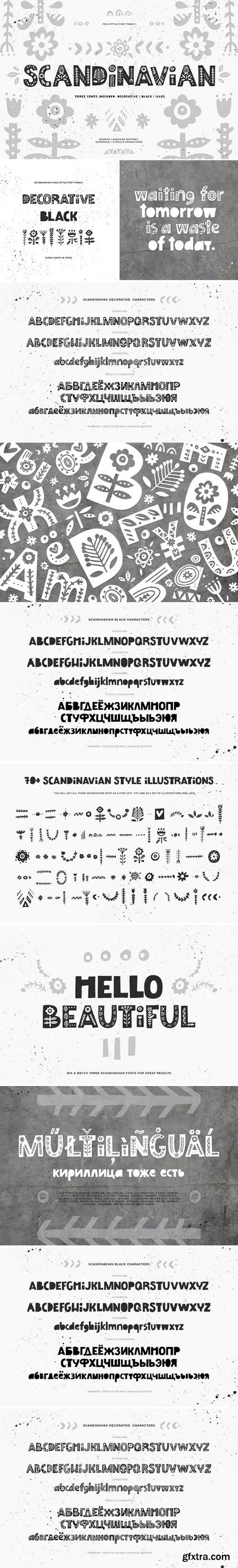 CM - Scandinavian Font Family 1991326