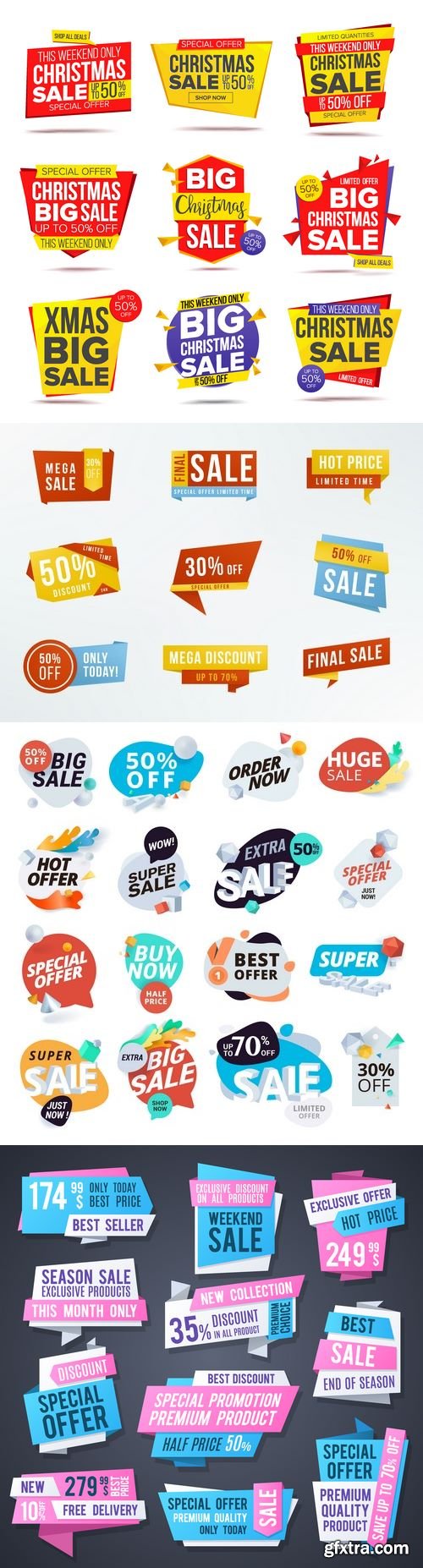 Vectors - Sale Different Elements 45