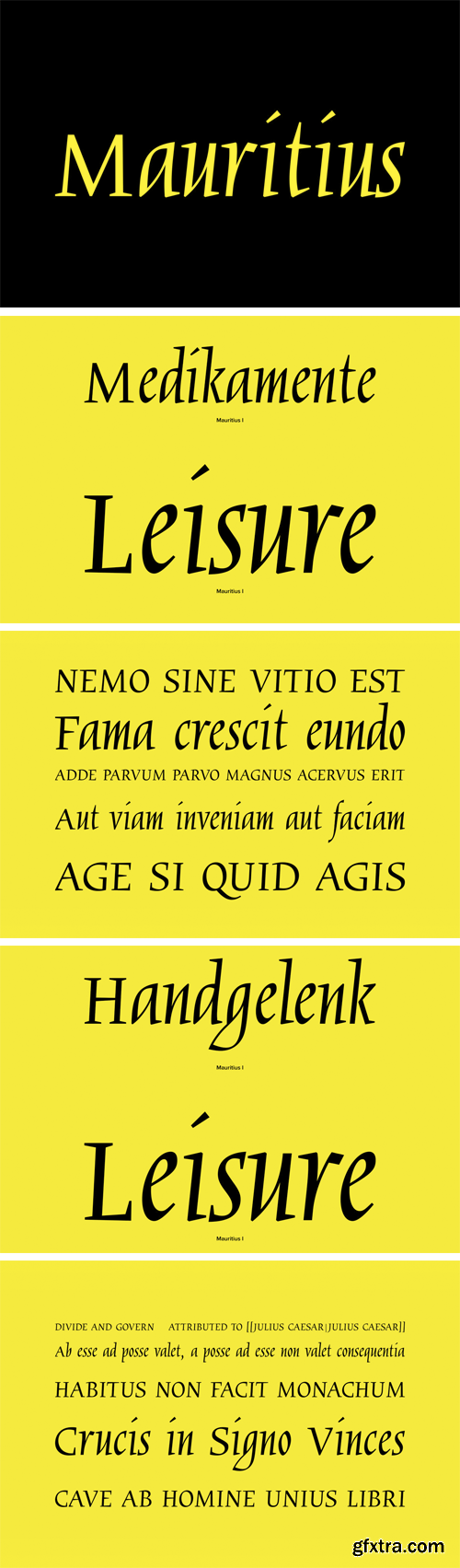 Mauritius Font