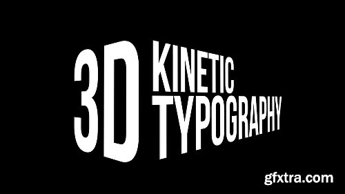 Videohive 3D Kinetic Typography Titles 20476937