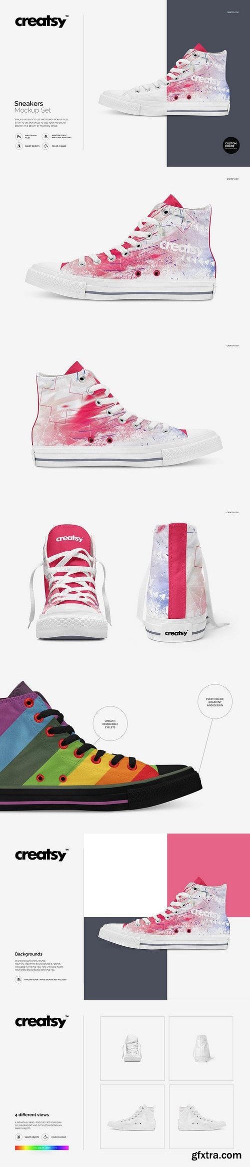 CM - Sneakers Mockup Set 1406154