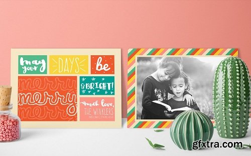 Design Your Own Holiday Cards in Photoshop (Merry & Bright)