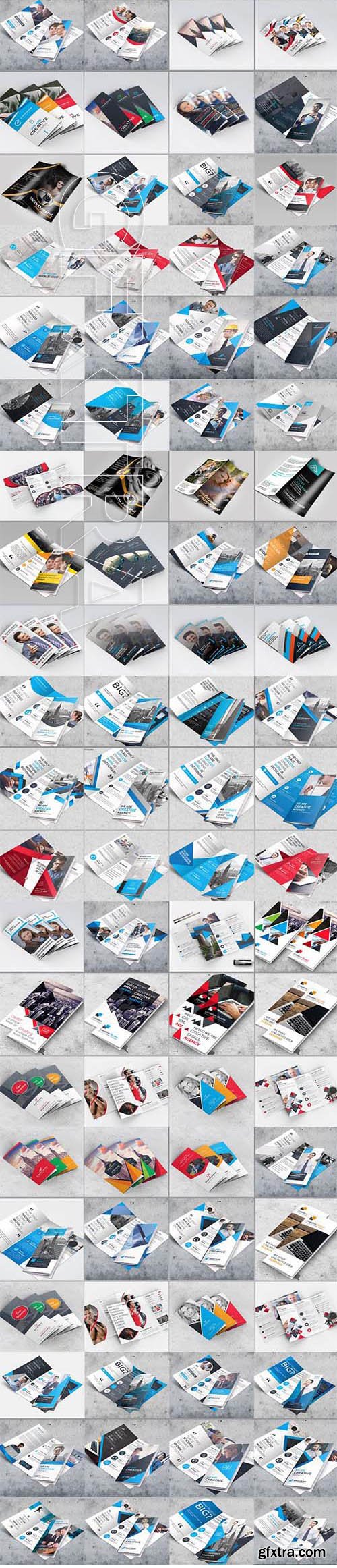 CreativeMarket - Unlimited Trifold Brochure Bundle 2064350