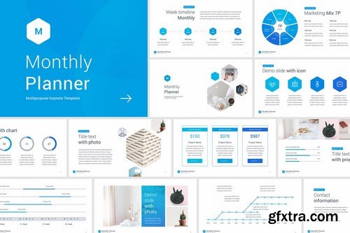 Monthly Planner Keynote Template