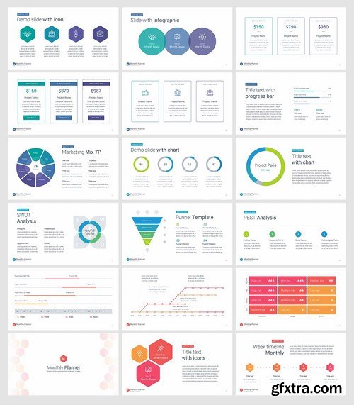 Monthly Planner Keynote Template