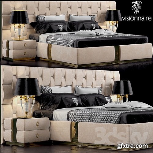 Bed Visionnaire Perkins 3d model