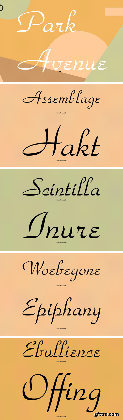 Park Avenue Font