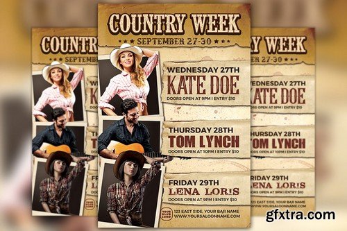 CM - Country Week Flyer Template 1773344