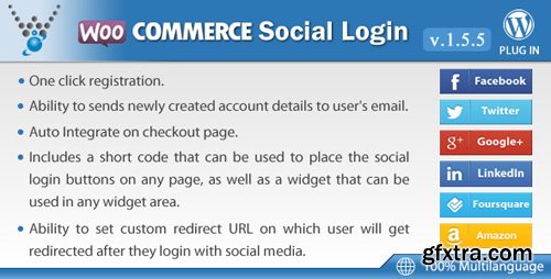 CodeCanyon - WooCommerce Social Login v1.5.5 - WordPress plugin - 8495883