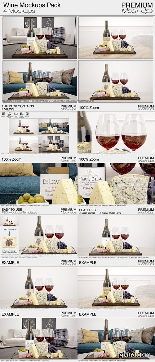 CM - Wine Mockup Set 1798314