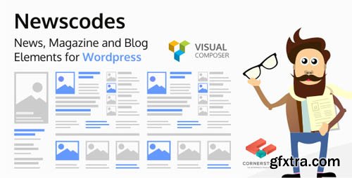 CodeCanyon - Newscodes v2.1.1 - News, Magazine and Blog Elements for Wordpress - 14714969