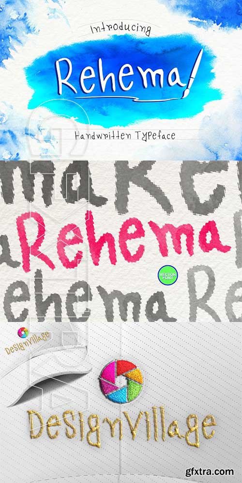 CreativeMarket - Rehema Handwritten typeface 2080692