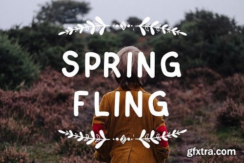 CM - Spring Fling A Fun Sans Serif Font 1403965