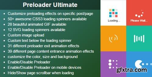 CodeCanyon - Preloader Ultimate v1.3 - Wordpress Plugin - 12616274