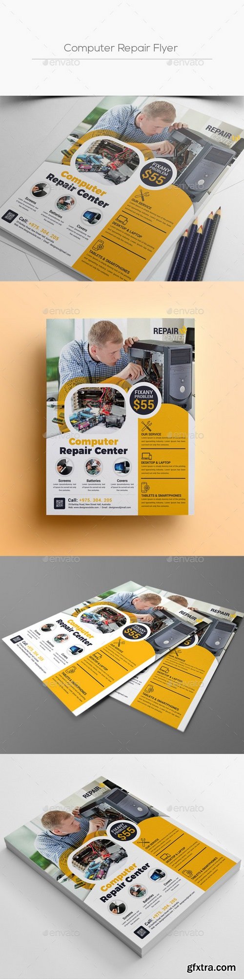 Graphicriver - Computer Repair Flyer 20129814