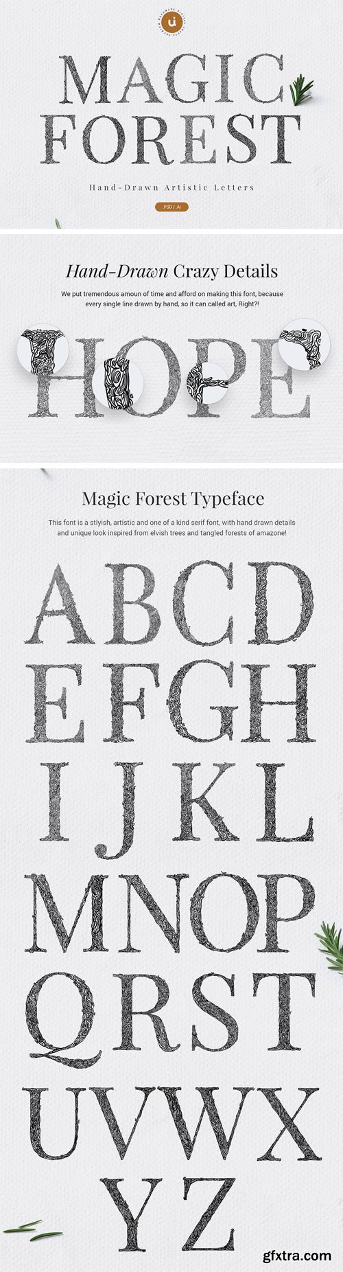 CM - Magic Forest Typeface 2038309