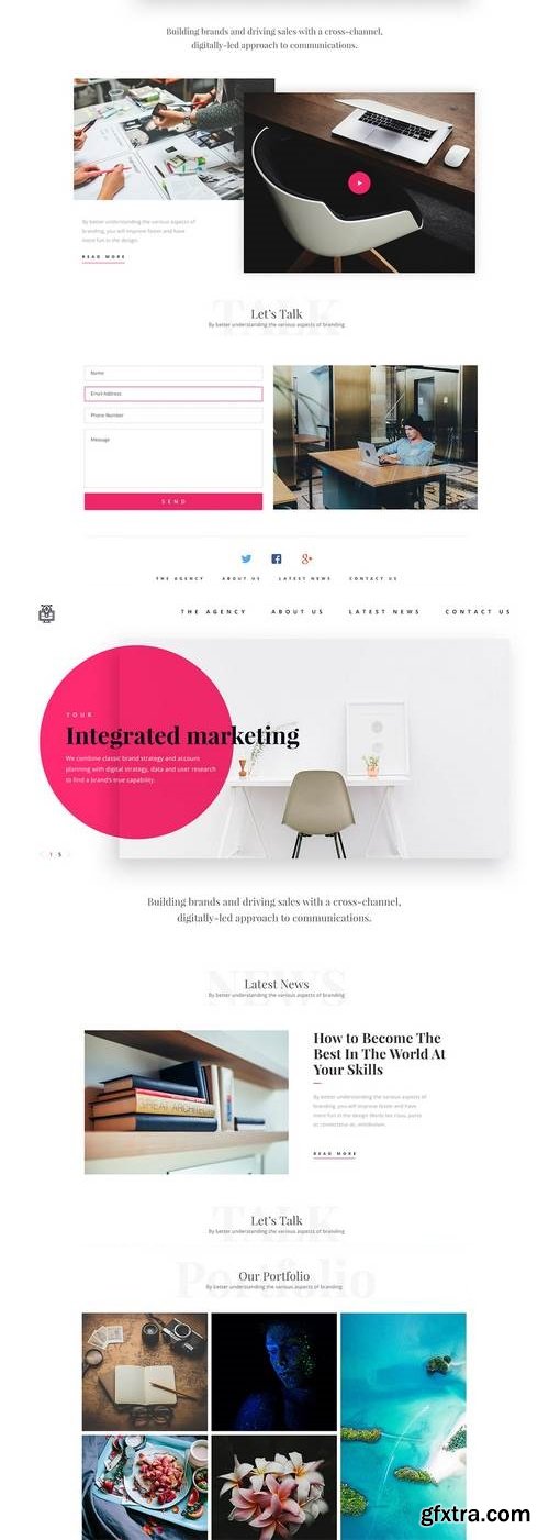 Agency Landing Page