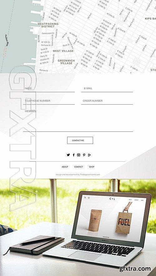 CM - XD clean website template design 2015618