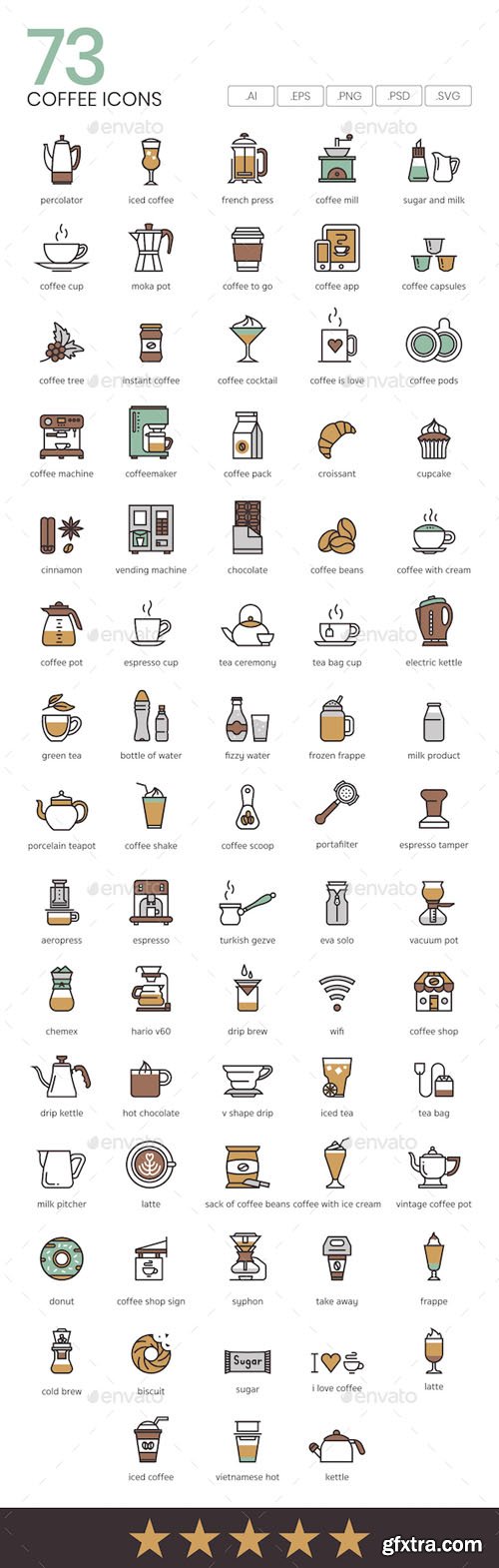 GR - Coffee Icons 21025519