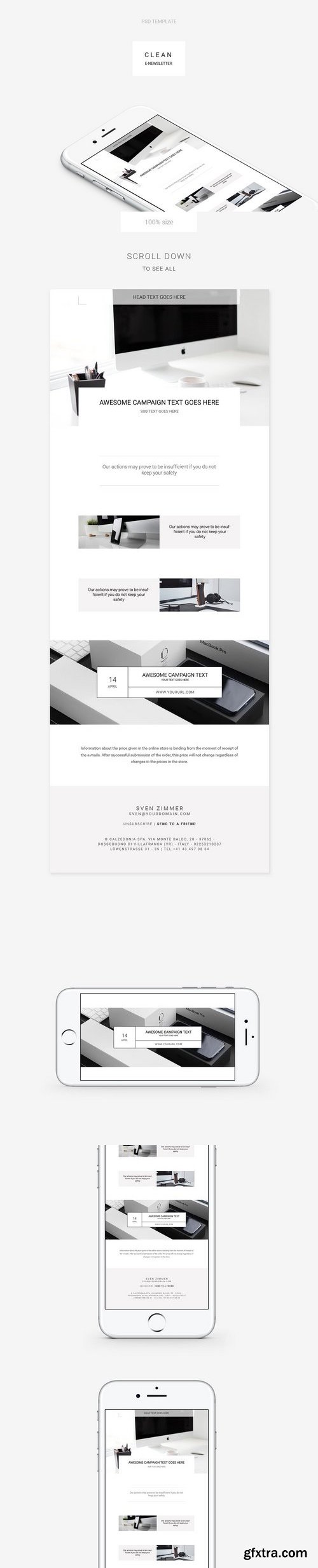 CM - Clean E-newsletter Template 1441166