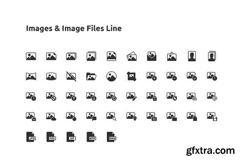 CreativeMarket 45 Image & Image File Glyph Icon 2025646