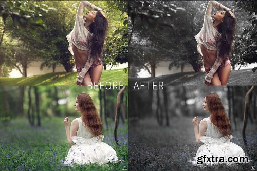 CreativeMarket Black & Burn Photoshop Action 2028460