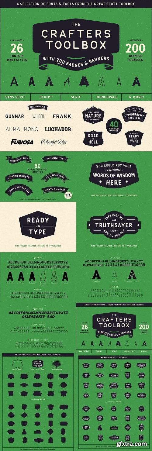 CM - The Crafters Toolbox (Font bundle) 1456152